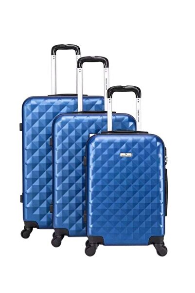 Generic Set Of 3 Luggage Trolley Case