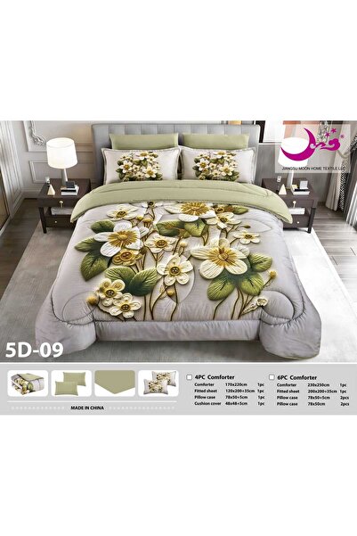 Moon Summer puffy bedspread 230*250 - 6-piece set