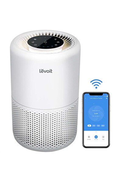 Levoit جهاز تنقية الهواء الذكي Core 200S بتقنية الواي فاي مع إضاءة ليلية، نوم...