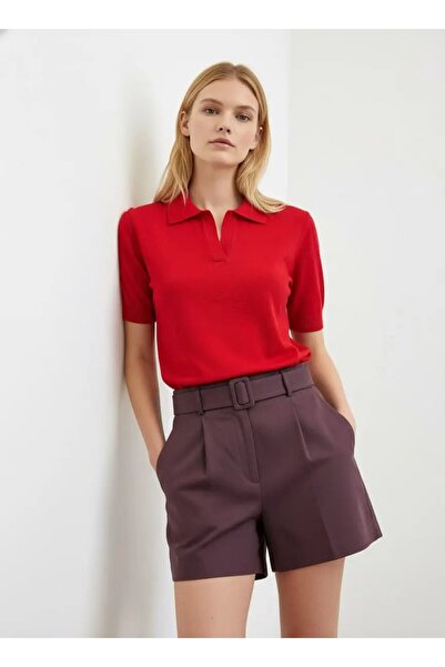 Park Karon Women's Polo Neck Premium Yarn Knitwear Sweater 12179.Crs