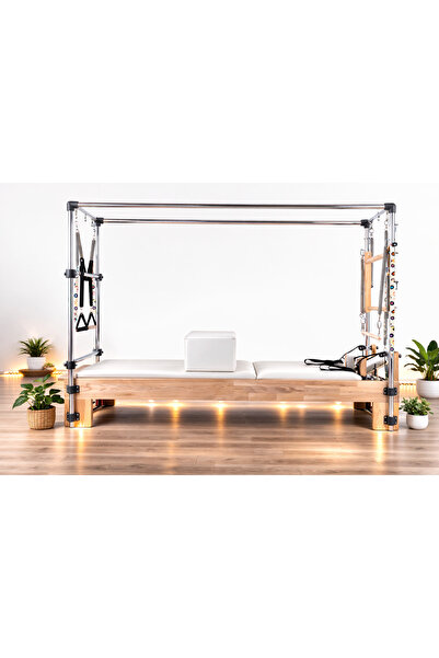 RN Combo Cadillac Reformer Beyaz renk 1. Sınıf Kayın Ağacı