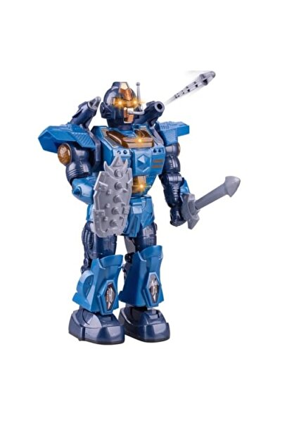 markentegra İnteraktif Müzikli Robot - Işıklı ve Dans Eden Roket Atan Robot (...