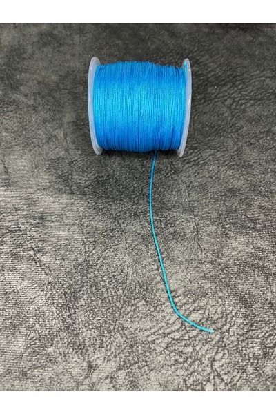 Mos Tespih 5 Metre 0.80mm Mavi Paraşüt İpi Bileklik Örgü İpi
