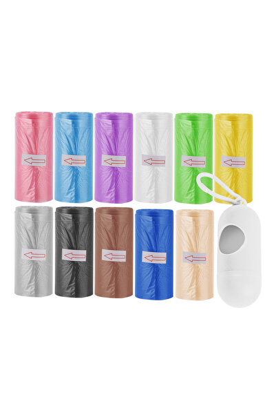 STAR BABiES Scented Bag - 11pcs - 165 BagsWith Dispenser - Rainbow