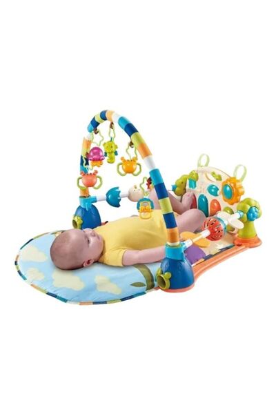 Rally بساط لعب قابل للطي للأطفال الصغار، جهاز ألعاب رياضي للأطفال الصغار، دوا...