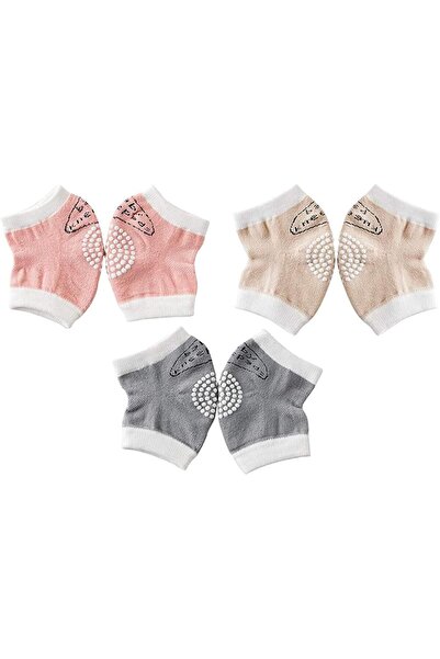 STAR BABiES Anti Slip Crawling Kneepads Multicolor - Pack of 3