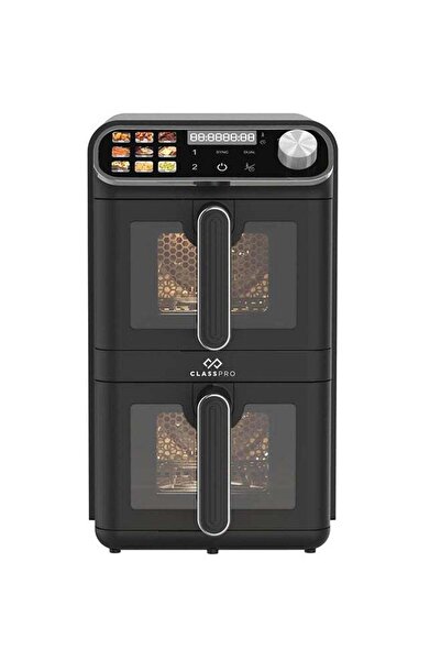 ClassPro Air Fryer 2 Drawer, 11L, 2460W, Black