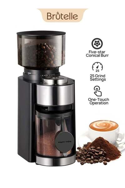 Brutelle V60 Conical Burr Coffee Grinder