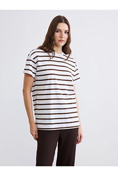 LC Waikiki Crew Neck Striped Women's T-Shirt