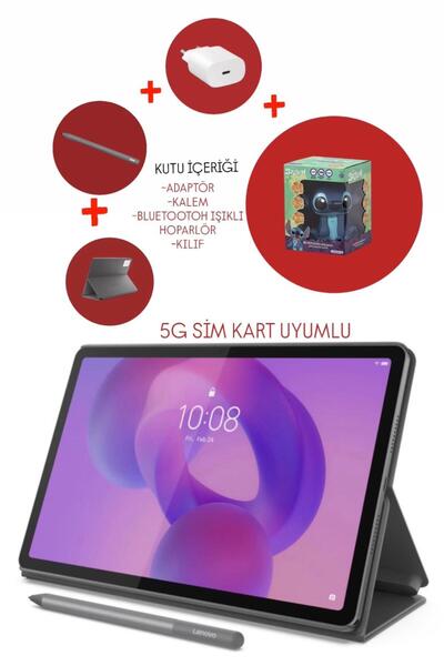 LENOVO 5G Sim Kart Idea Tab 2.4Ghz 8Gb 128Gb 11inch -Android Tablet+ Disney S...