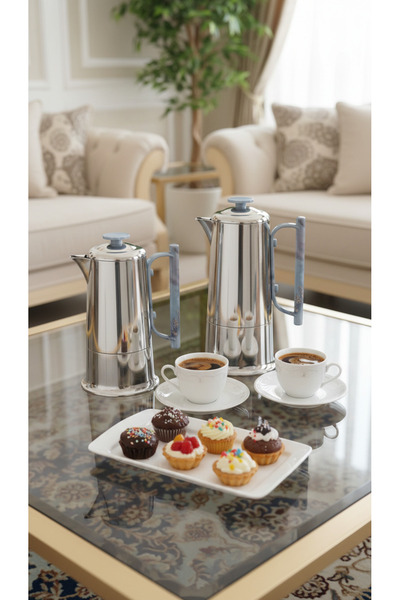 Generic Luxury stainless steel thermos set with a stylish modern touch (1 lit...