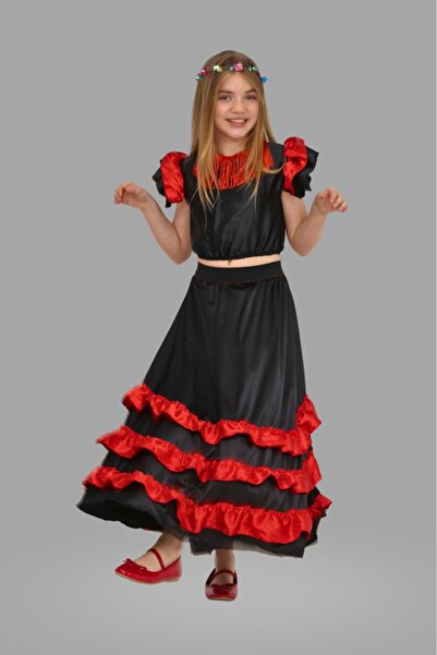 TONTİŞLER BEBEK VE ÇOCUK GİYİM Anadolu ateşi kız çocuk kostümü 23 Nisan, 19 M...