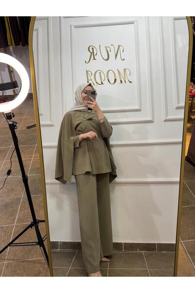 MODA PELERİNLİ İKİLİ TAKIM