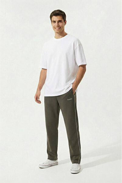 Quanlex Χακί Φούτερ με διπλές τσέπες και φερμουάρ, άνετη εφαρμογή, χτενισμένο...