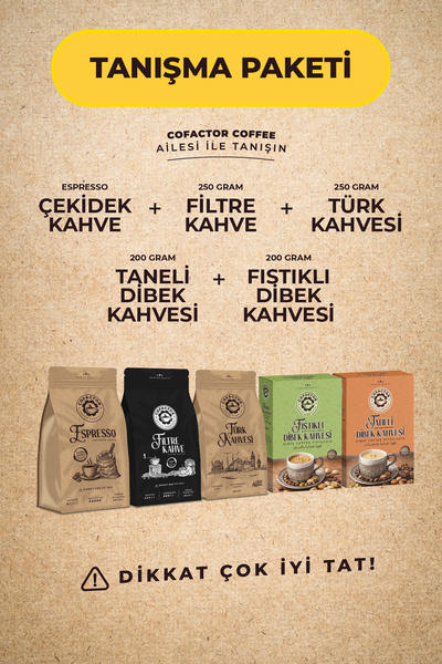 Cofactor Coffee Premium Coffee Tasting Set - 5 Different Flavors Special Seri...