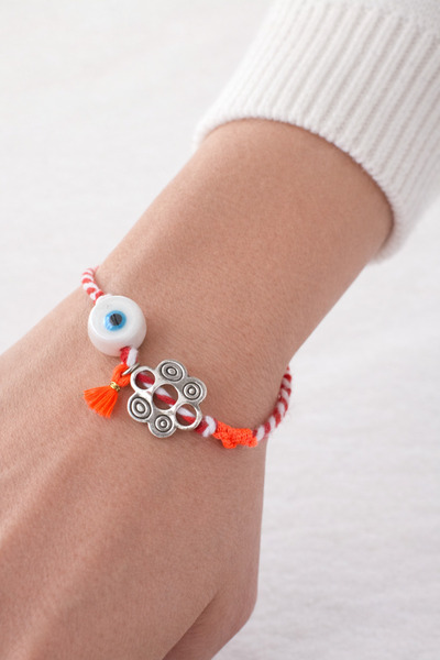 EL YAPIMI Macramé Pieces of Silver Martenica Bracelet