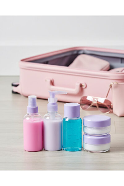 doremodam 5 Piece Transparent Travel Cosmetic Set 30 ml - Lisinya