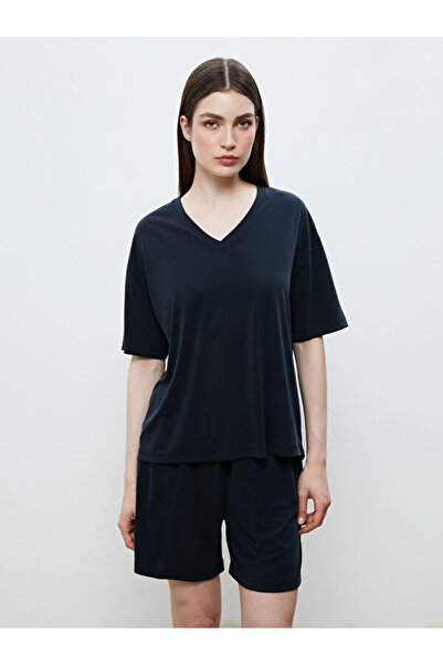 LC Waikiki V-Neck Modal Blend Women's T-Shirt