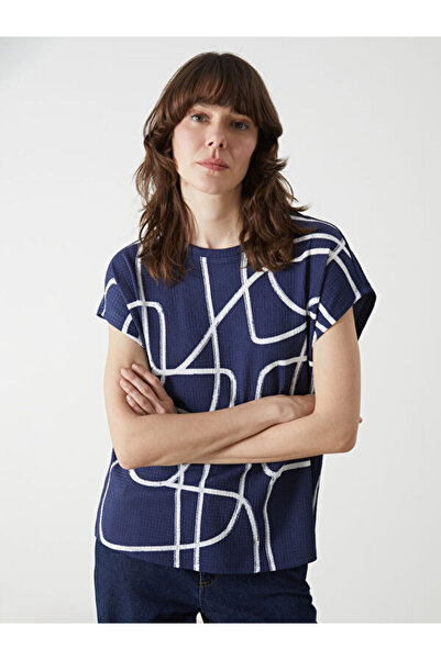 LC Waikiki Crew Neck Patterned Women's T-Shirt