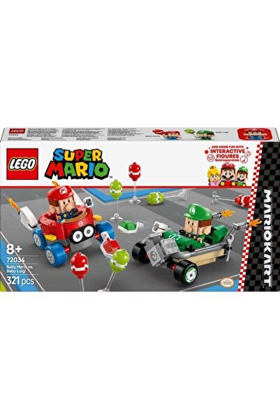 Generic LEGO Mario Kart Baby Mario vs Baby Luigi