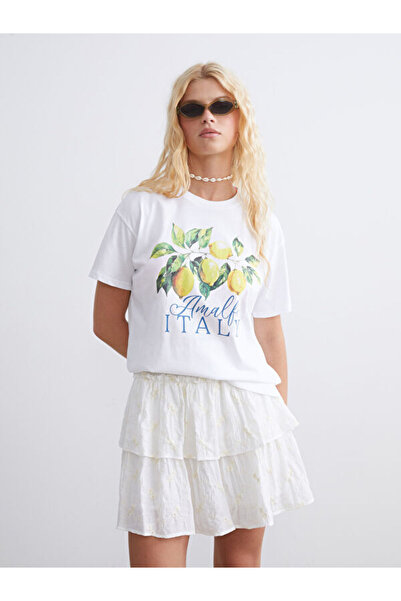 LC Waikiki Crew Neck Italy Printed Women's T-Shirt
