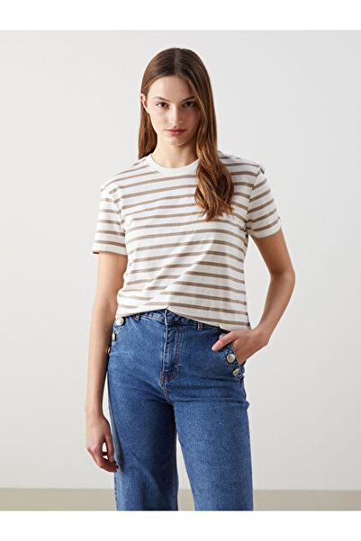 LC Waikiki Crew Neck Striped Women's T-Shirt