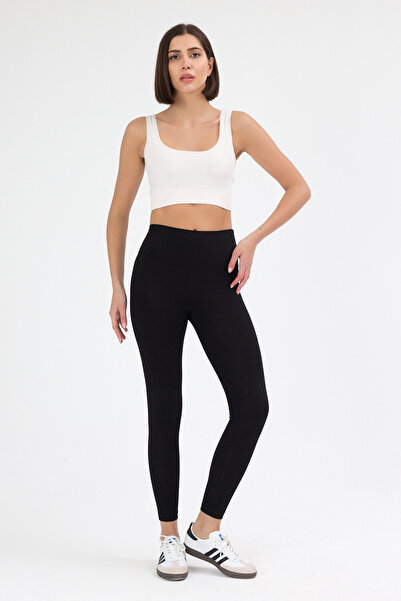 Geco Γυναικείο κολάν υψηλής ποιότητας Βαμβάκι τεμαχίων με ψηλή μέση εφέ σύσφι...