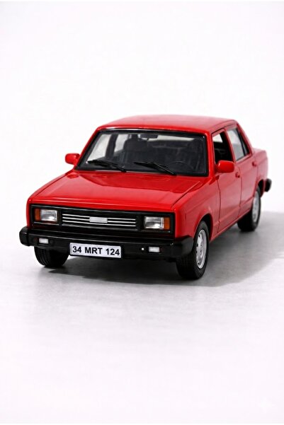 shop Tofaş Murat 124 1:32 Ölçek Metal Model Araba – Açılır Kapılı Kırmızı Klasik