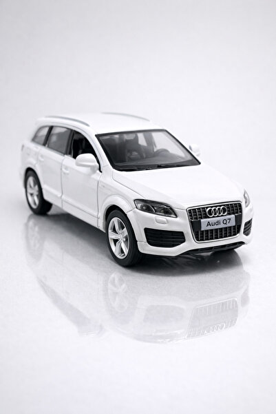 shop Audi Q7 1:32 Ölçek Metal Model Araba – Açılır Kapılı Beyaz SUV