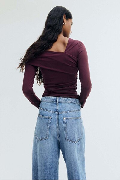 H&M Draped one-shoulder top