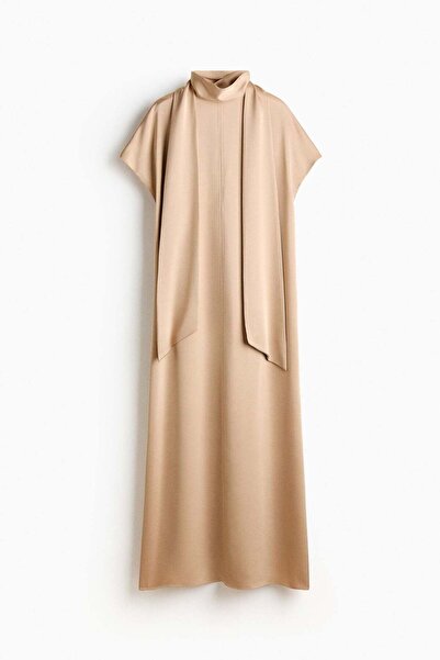 H&M Scarf-detail maxi dress