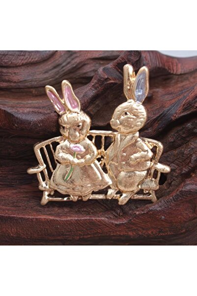 LWP Shop Pandan Designers Nostaljik Tavşan Çift