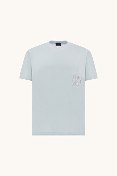 PAUL&SHARK Men's Regular Fit Round Collar Logo Embroidered P Cotton U Short S...