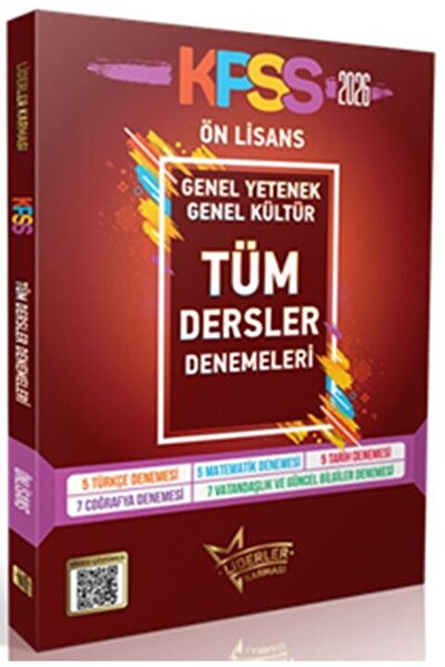 Ankara Kitap Merkezi 2026 KPSS Önlisans Tüm Dersler Denemeleri Liderler Karması