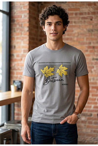 iza Men’s Casual Round Neck T-Shirt