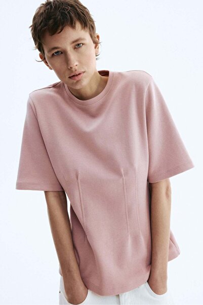 H&M Waisted interlock T-shirt