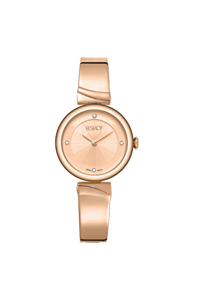 ECSTACY Women's Analog Rose gold Dial Watch - E25508-RBKK