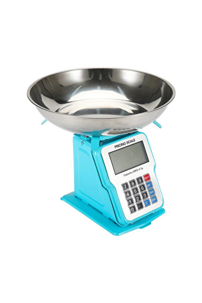Genel Markalar 30kg 1g Dijital Kefeli Terazi Pilli Ve Adaptörlü Elektronik Ta...