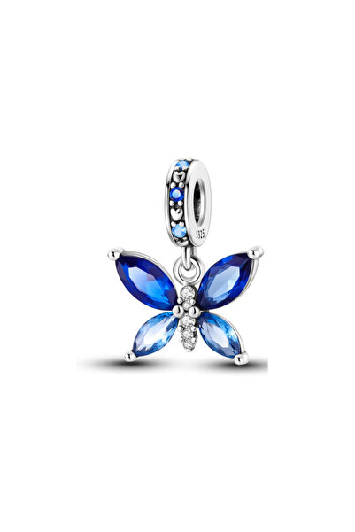 Choice1 قلادة خرز على شكل فراشة زرقاء، يعسوب، ورقة زهرة، رقم الموديل B5136، م...