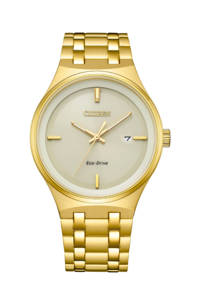 Citizen Men's Analog Gold Dial Watch - BM7652-52P