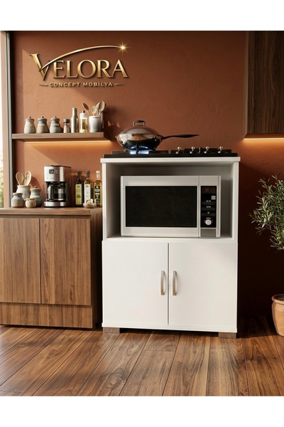 ARTUKLU Çok amaçlı dolap mutfak mikro dalga fırın dolabı