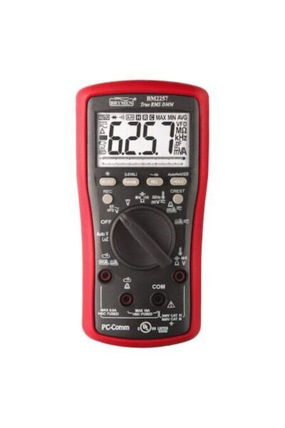 Brymen Ψηφιακό Πολύμετρο, BRYMEN, BM2257, LCD 4/6 ψηφία (6000), για Προηγμένη...
