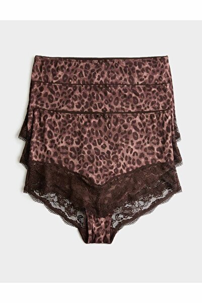 Marks & Spencer 3'lü Leopar Desenli Külot