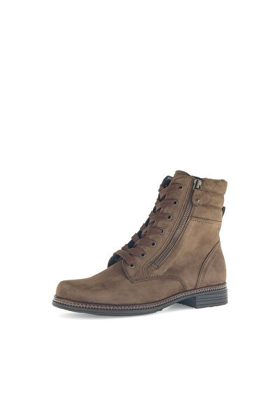 GABOR Damen Elegante Stiefelette F-Weite 74.672 Braun 14 Reh Leder