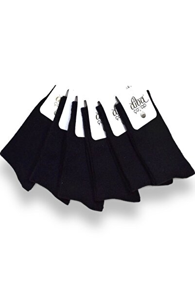 Nihomall20 Дамски черни 6 чифта вълнени зимни чорапи Diba