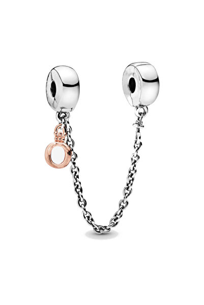 choice2 P637 Hot Selling 925 Silver Butterfly Stars And Moon Safety Chain Sui...