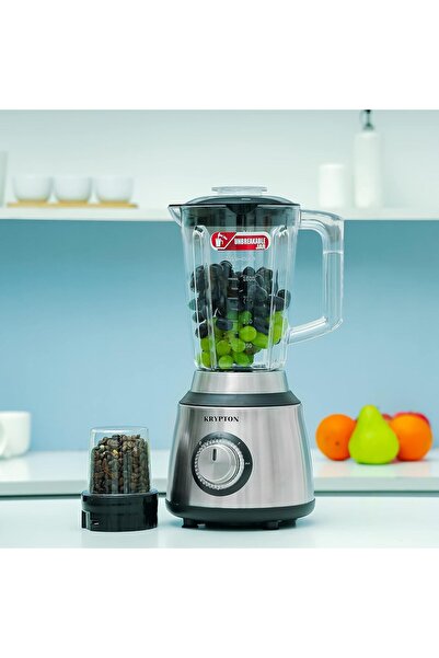 KRYPTON Stainless Steel 2-in-1 Blender, 1.5L PC Jar, KNB6389