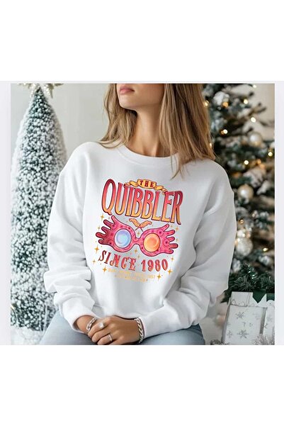 Tubinyoo Harry Potter -Luna - the Quibbler Printed Crew Neck 3 Thread Sweatshirt