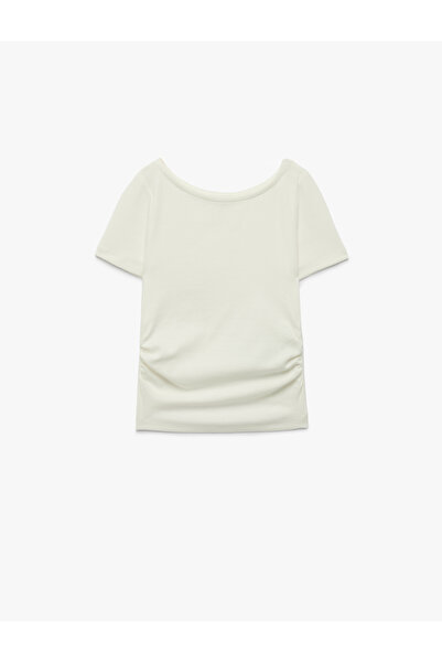 Koton Majica kratkih rukava sa detaljnim okruglim izrezom i kratkim rukavima ...
