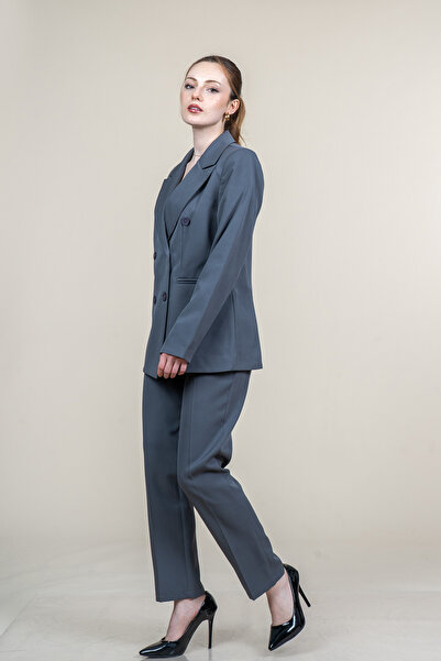 MissVina Classic Jacket Pants Suit 1218